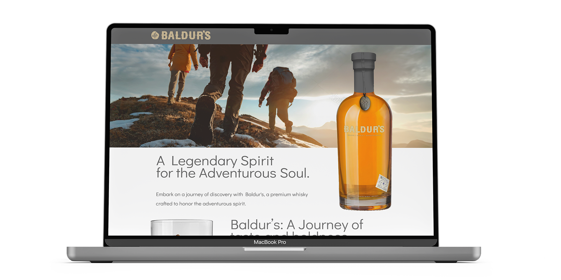 Baldur's Website Mockup