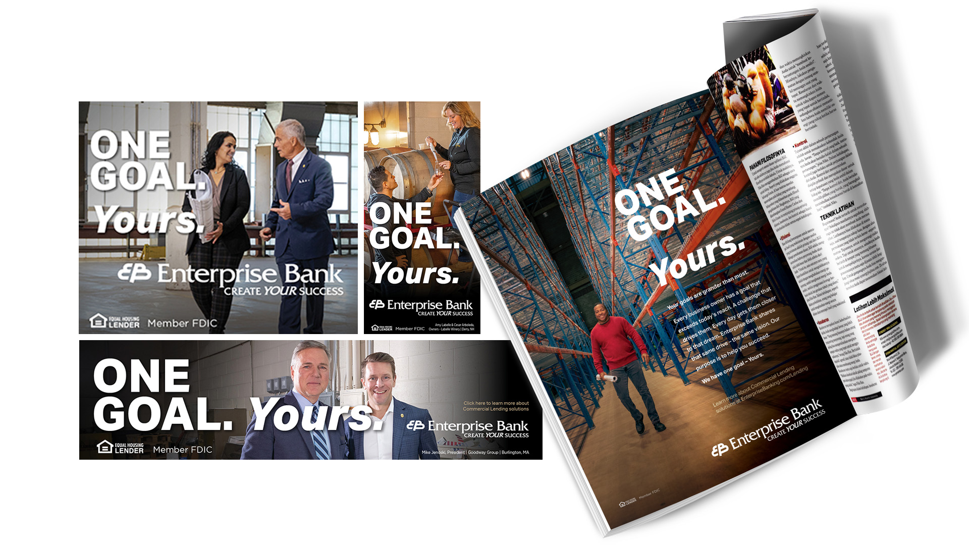 Enterprise Bank Ad Mockup